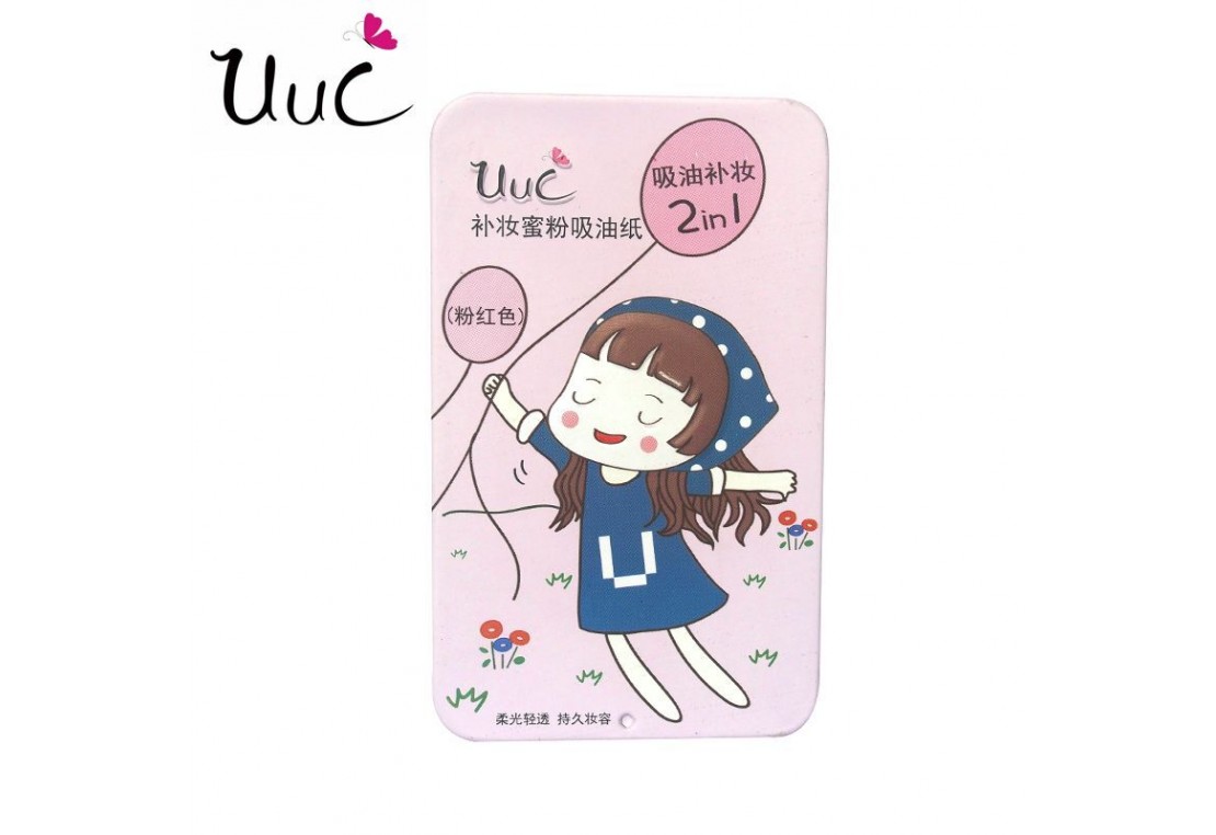 UUC補妝蜜粉吸油紙(粉紅色) UUC補妝蜜粉吸油紙(粉紅色)